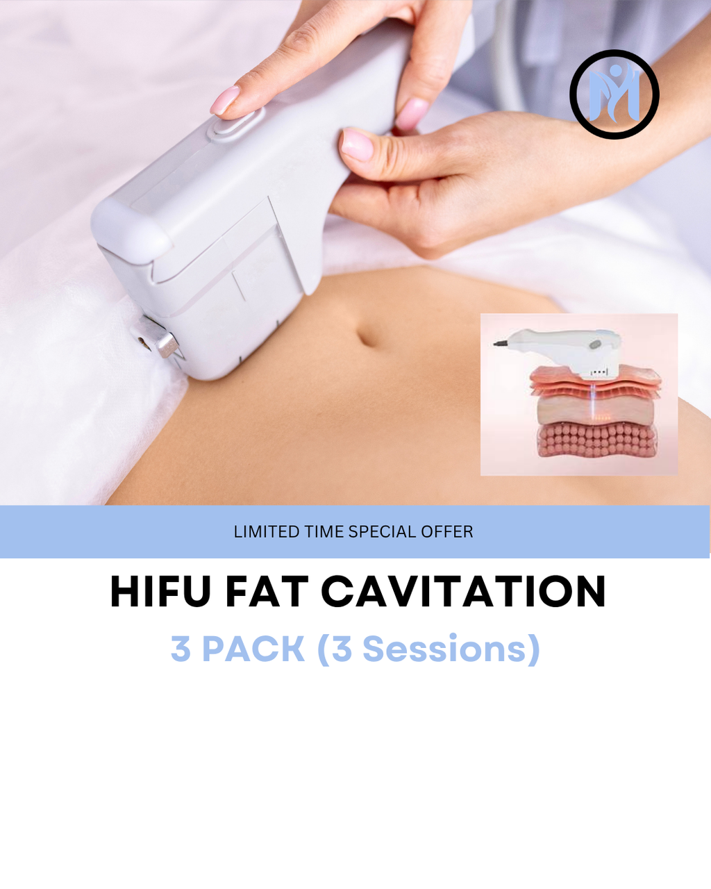 3 PACK HIFU LIPO BODY FAT CAVITATION (EOFYS)