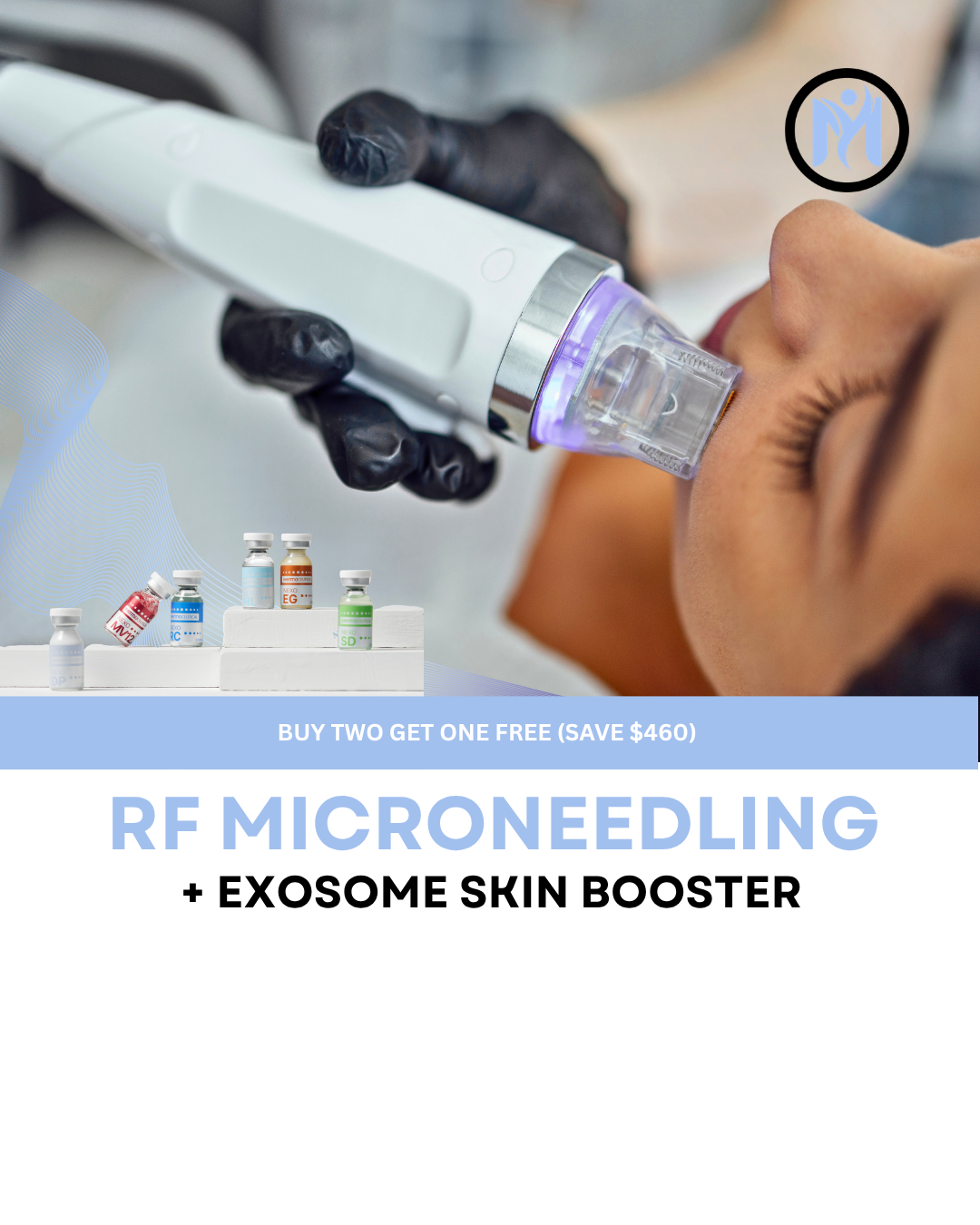 EXOSOME RF MICRONEEDLING & LED LIGHT THERAPY